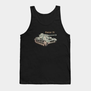 Panzer IV German WW2 Battle Tank Tank Top